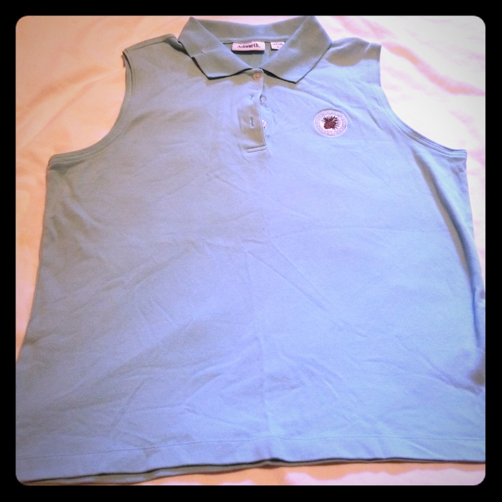 2007 us womans open sleeveless polo size l